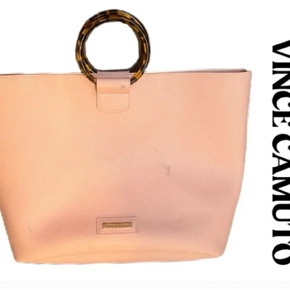 Vince Camuto Blush Tote with Tortoise Ring Handle - Picture 9 of 9